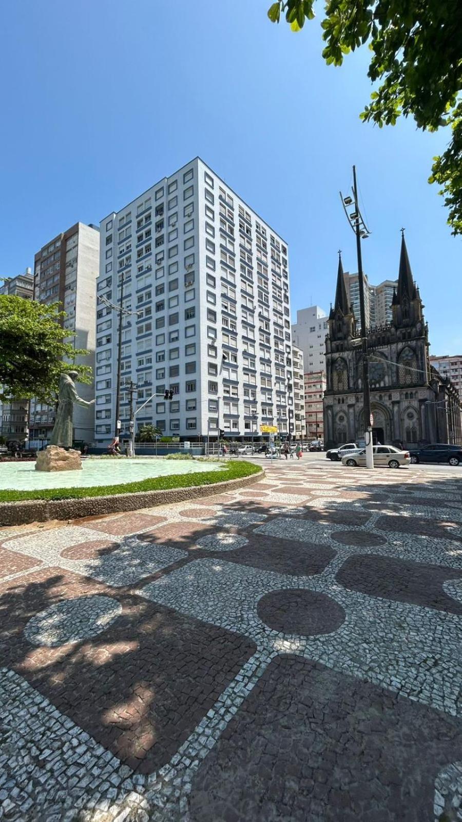 Apartamento Frente A Praia Do Embare Santos 外观 照片